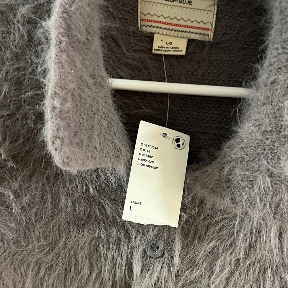Kimchi Blue fuzzy crop top - Picture 5 of 7